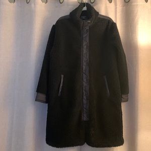 NWOT Athleta Cozy Day Hybrid Coat, Black, Large